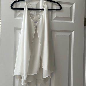 White flowy blouse